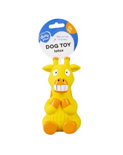 Игрушка для собак латексная Жираф оранжевая 7 5x8x15см Duvo+