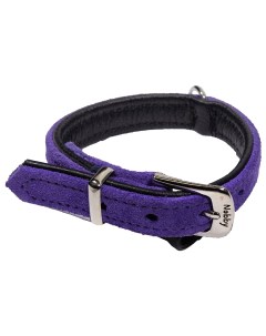 Ошейник для собак Velours фиолетовый 12 14 мм 27 см Nobby
