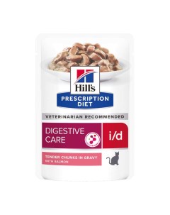 Влажный корм для кошек Hills Prescription Diet при заболеваниях ЖКТ с лососем 85 г x 12шт Hill`s