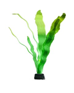 Растение силиконовое аквариумное светящееся в темноте 14 х 24 см зелёное Nobrand
