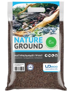 Натуральный песок для аквариумов и террариумов River Brown бежевый 0 1 0 6 мм 6 л Udeco