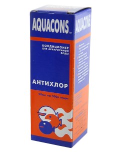 Кондиционер для пресноводного аквариума Акваконс Антихлор 50 мл Зоомир