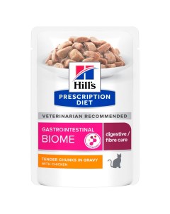 Влажный корм для кошек Hills Prescription Diet при заболеваниях ЖКТ с курицей 12шт по 85г Hill`s