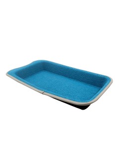 Лежанка когтеточка для кошек цвет голубой 25х45х5 см PF SEAT 12 Pets & friends