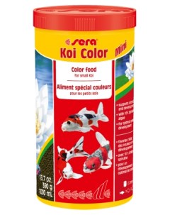 Корм для прудовых рыб Koi Color Mini гранулы 1 л Sera