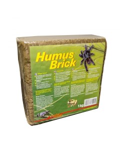Грунт для террариума Humus Brick кокосовый перегной 1 кг Lucky reptile