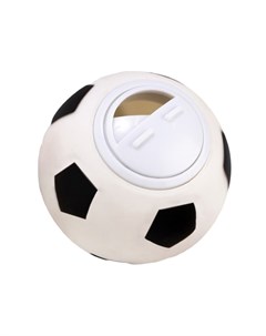 Игрушка шар под лакомства Футбол 8 см белая Пижон