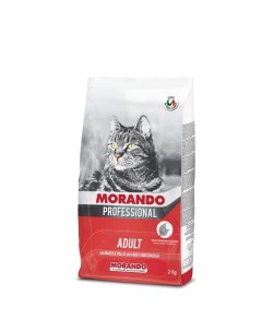 Сухой корм для кошек Professional говядина 2кг Morando