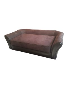 Лежак для собак Вестминстер диван коричневый 107х58х26 см Funtik-store