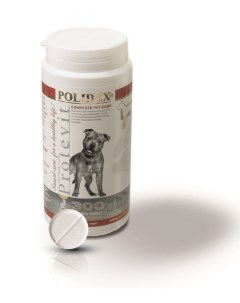 Таблетки для стимуляции роста мышечной массы у собак Protevit plus 300 табл Polidex