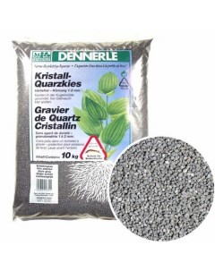 Грунт Kristall Quarz сланцево серый 1 2 мм 10 кг Dennerle