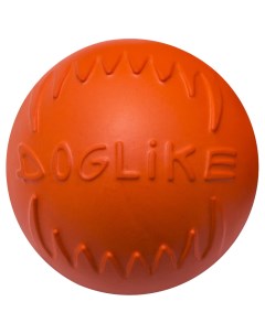 Апорт для собак Мяч средний оранжевый 8 5 см Doglike