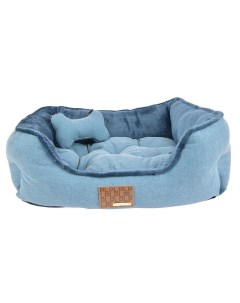 Лежак для собак PRESLEY голубой 54х47х17 см Puppia