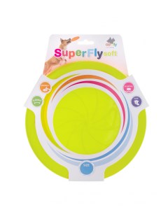 Игрушка для собак COMFY SUPER FLY fluo тарелка фрисби 23 см салатового цвета Comfy by aquael