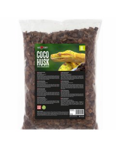 Натуральный субстрат из скорлупы кокосового ореха для террариумов Сoco Husk Repti planet
