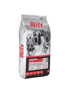 Сухой корм для собак ADULT BEEF RICE говядина 15кг Blitz