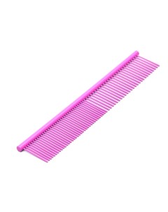 Расческа для шерсти с гальваническим покрытием 18 х 3 см фиолетовая Пижон