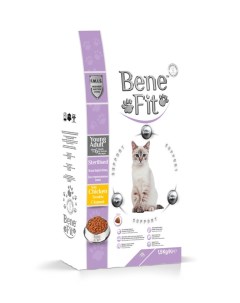 Сухой корм для кошек Feline Sterilised для стерилизованных курица 1 5 кг Benefit