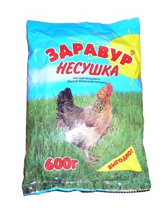 Кормовая добавка для кур Здравур Несушка 0 6 кг Ваше хозяйство