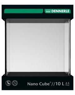 Нано аквариум для рыб креветок растений NanoCube 10 л Dennerle