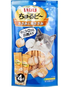Лакомство для кошек подушечки курица тунец 4 шт 40 г Japan premium pet