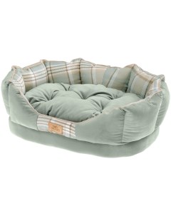 Лежанка Charles с двухсторонней подушкой для собак 45 x 35 x 17 см Зеленый Ferplast