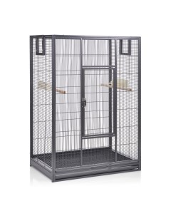 Клетка для малых птиц Cages Melbourne I тёмно серая 80х50х110 см Montana
