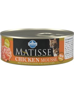 Консервы для кошек Matisse Adult мусс с курицей 12шт по 85г Farmina