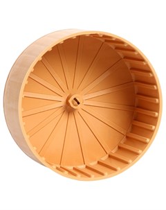 Колесо для грызунов полузакрытое без подставки пластиковое бежевое 14 см Yami-yami