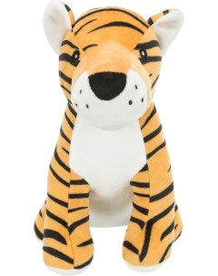 Мягкая игрушка игрушка пищалка для собак Тигр желтый черный 21 см Trixie