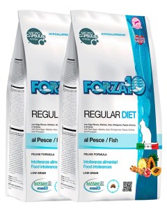 Сухой корм для кошек при аллергии с рыбой 2 шт по 0 4 кг Forza10