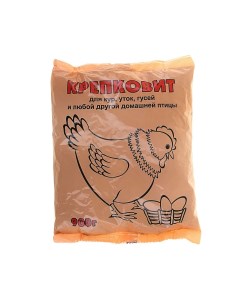 Кормовая добавка для гусей кур уток Крепковит 0 9 кг Ваше хозяйство