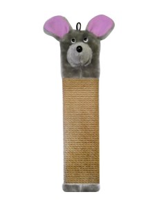Когтеточка Мышь пенька 51х11х2 см Зооник