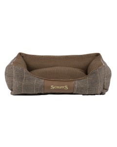 Лежак для собак Windsor с бортиками коричневый 90 х 70 х 22 см Scruffs