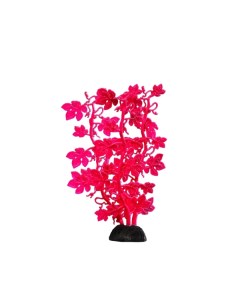 Растение силиконовое для аквариума светящееся в темноте 6 5 х 18 см красное Nobrand