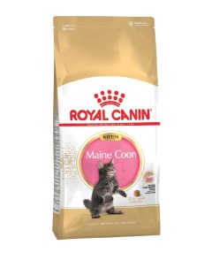 Сухой корм для котят Maine Coon Kitten мейн кун домашняя птица 0 4кг Royal canin