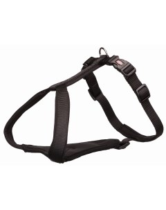 Шлейка для собак Premium Y harness L XL нейлон пластик черный 85 105 см 25мм Trixie