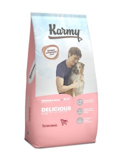 Сухой корм для собак для привередливых телятина 14 кг Karmy