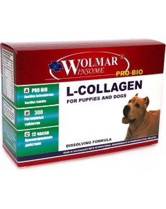 Витамины для собак Pro Bio L Collagen 300 табл Wolmar winsome