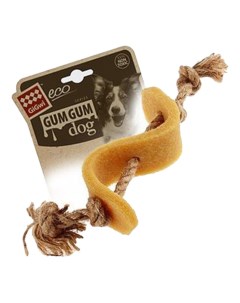 Жевательная игрушка для собак Доллар из Эко резины желтый бежевый длина 13 5 см Gigwi