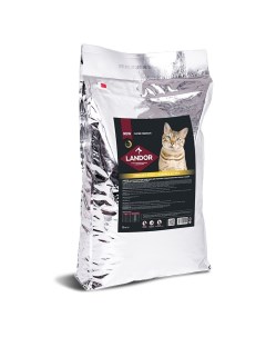 Сухой корм для кошек для стерилизованных с индейкой и уткой 10 кг Landor