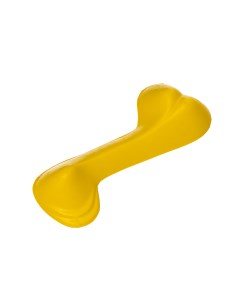 Игрушка для собак резиновая Кость Бадди жёлтая 14см Duvo+