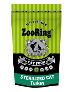 Сухой корм для кошек Sterilized Cat Turkey для стерилизованных индейка 350 г Zooring
