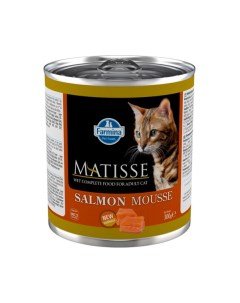 Консервы для кошек Matisse Adult мусс с лососем 6шт по 300г Farmina