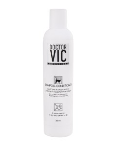 Шампунь кондиционер для кошек PROFESSIONAL с кератином и провит B5 250 мл Doctor vic