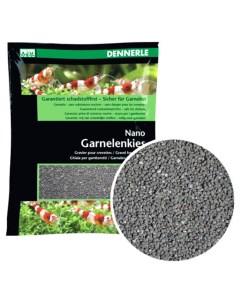 Грунт для аквариума Nano Garnelenkies 2 кг Серый Dennerle