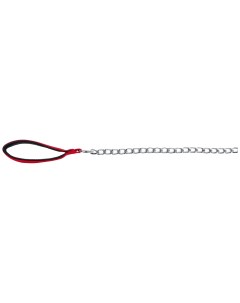 Поводок цепь для собак Chain Leash красный 1 7м Trixie