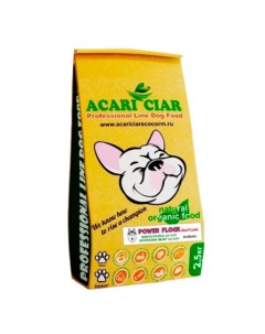 Сухой корм для собак POWER FLOCK Holistic телятина ягненок мини гранулы 2 5 кг Acari ciar