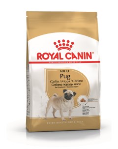 Сухой корм для собак Pug Adult птица 7 5кг Royal canin