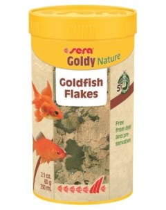 Корм для золотых рыб GOLDY NATURE хлопья 250 мл 60г Sera